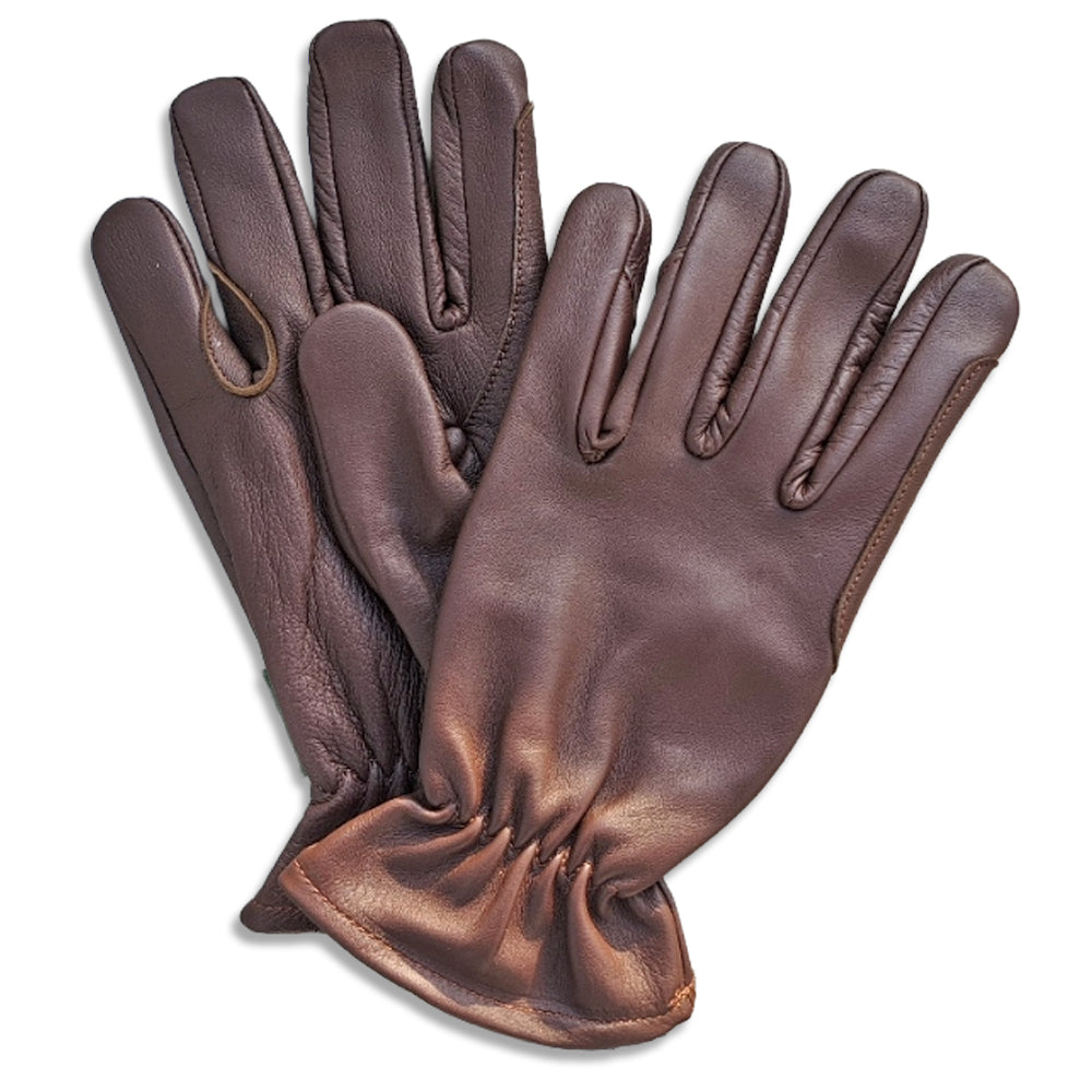 Bridger - Men's Western Style Riding Glove (Brown) - The Noble Badger Ltd