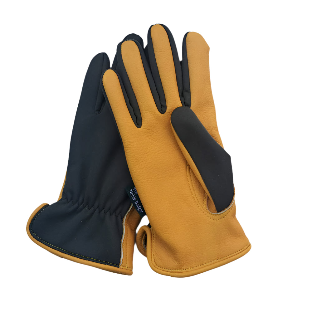 badger claw gardening gloves The Tuckton Premium Leather & Canvas Gardening Glove