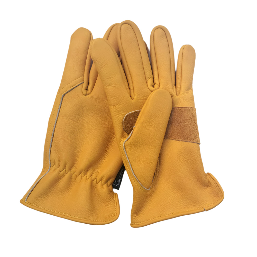 The Highcliffe Fleece Lined Premium Leather Gardening Glove - The Noble Badger Ltd