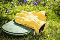 The Highcliffe Fleece Lined Premium Leather Gardening Glove - The Noble Badger Ltd