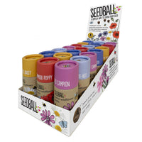 Wildflower Seedball Tubes - Mixed Box - The Noble Badger Ltd